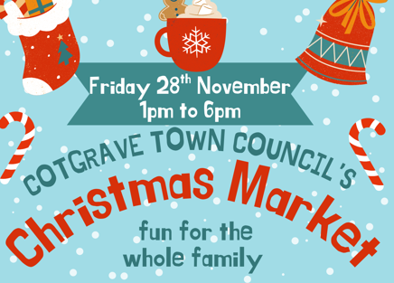 Cotgrave Christmas Market 28th November 2025