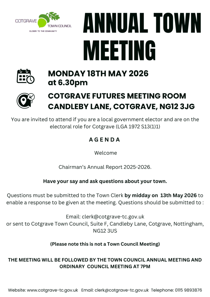 Annual Town Meeting 18th May 2026
