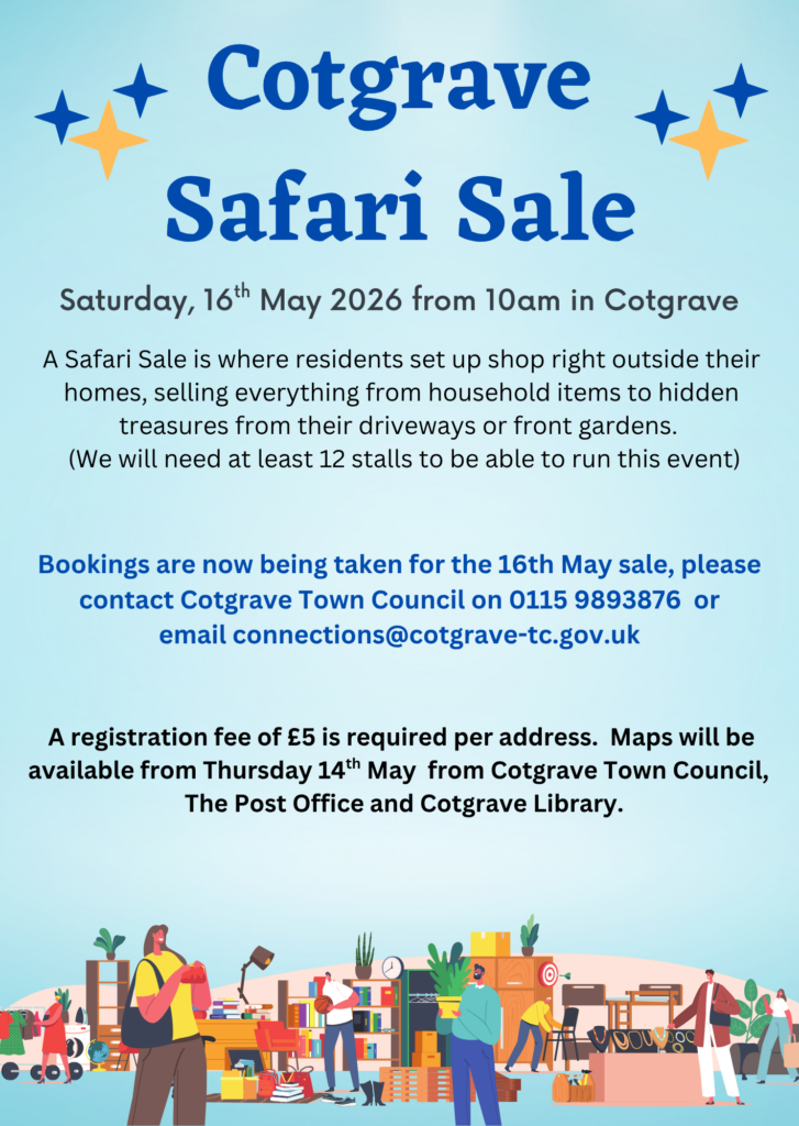 Cotgrave Safari Sale 16th May 2026